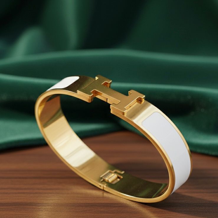 Hermes Handcuff Branded Gold Plating